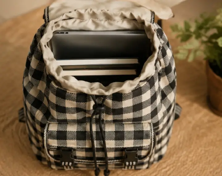 Jute School Backpack - Image 5