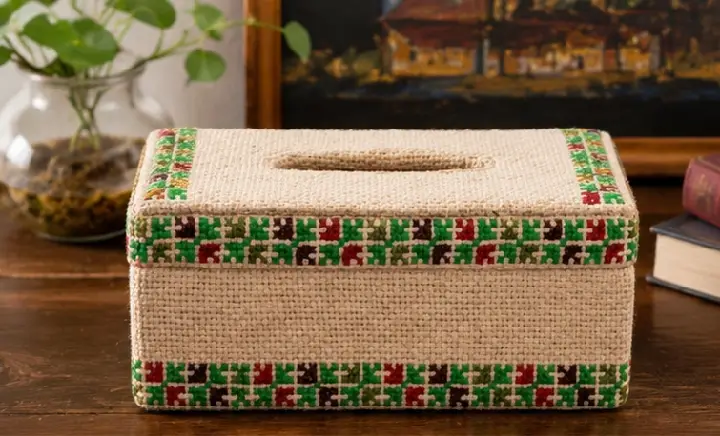 Jute tissue box - Image 2