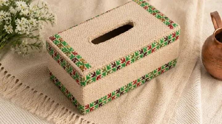 Jute tissue box - Image 3